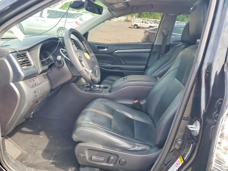 2018 Toyota Highlander VIN 5TDJZRFH7JS560320 COPART salvage auction — FRONT END, Pa - Certificate Of Salvage, sold $5,500 on 2026-07-14 (photo 7)