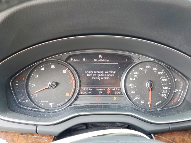 2020 Audi Q5 VIN WA1ANAFY7L2053824 COPART salvage auction — FRONT END, NE - CERT OF TITLE-SALVAGE, sold $10,600 on 2026-07-07 (photo 9)