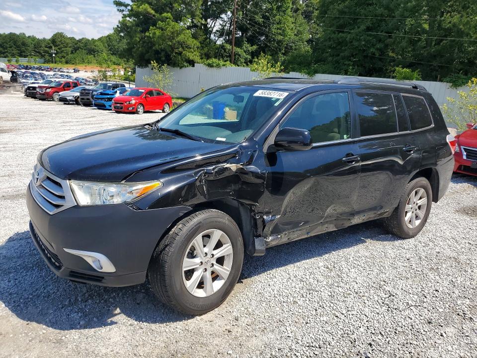 2013 Toyota VIN 5TDZK3EH4DS106973 COPART salvage auction — FRONT END, Ga - Cert Of Title-Salvage, sold $3,500 on 2026-07-20 (photo 1)