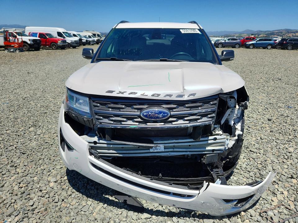 2018 Ford Explorer VIN 1FM5K8D80JGA43210 COPART salvage auction — FRONT END, Salvage Title, sold $3,200 on 2026-07-30 (photo 5)