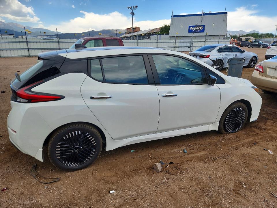 2025 Nissan Leaf VIN 1N4CZ1CV0SC557479 COPART salvage auction — UNDERCARRIAGE, Co - Salvage Title, sold $7,300 on 2026-07-20 (photo 3)
