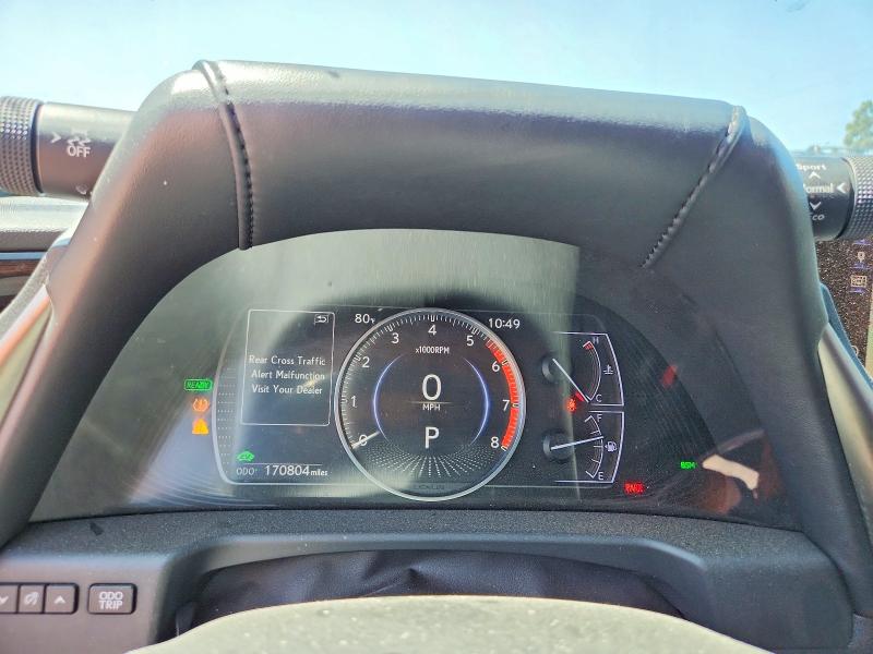 2019 Lexus VIN JTHB21B18K2004401 COPART salvage auction — REAR END, Salvage Title, sold $2,500 on 2026-07-21 (photo 9)