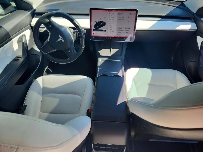 2021 Tesla VIN 5YJ3E1EB0MF858624 COPART salvage auction — SIDE, In - Cert Of Title-Salvage Title, sold $150 on 2026-07-21 (photo 8)