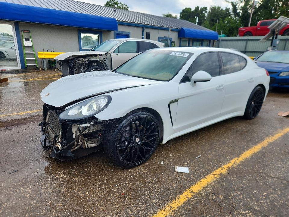 2015 Porsche Panamera VIN WP0AA2A75FL004741 COPART salvage auction — FRONT END, KS - CERT OF TITLE-SALVAGE, sold $4,600 on 2026-07-08 (photo 1)