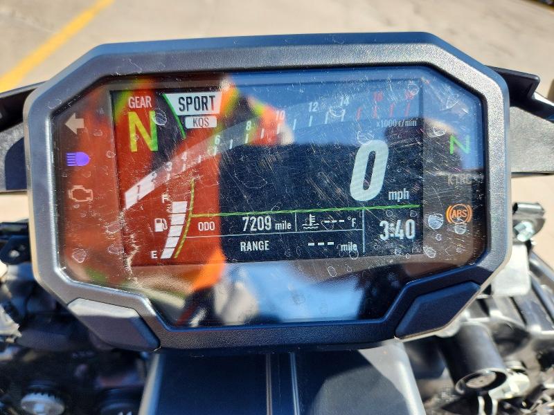 2025 Kawasaki Ninja VIN JKBZXJJ18SA017390 COPART salvage auction — FRONT END, Co - Salvage Title, sold $3,900 on 2026-07-22 (photo 7)