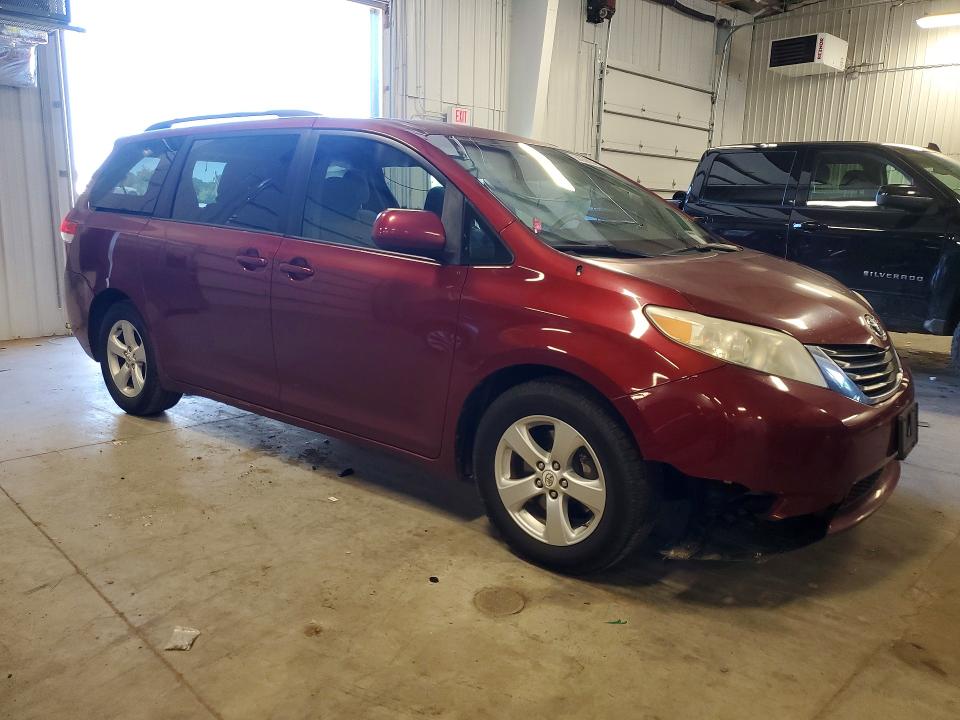 2011 Toyota Sienna VIN 5TDKK3DC0BS148335 COPART salvage auction — SIDE, Mn - Cert Of Title-Salvage, sold $1,450 on 2026-07-07 (photo 4)