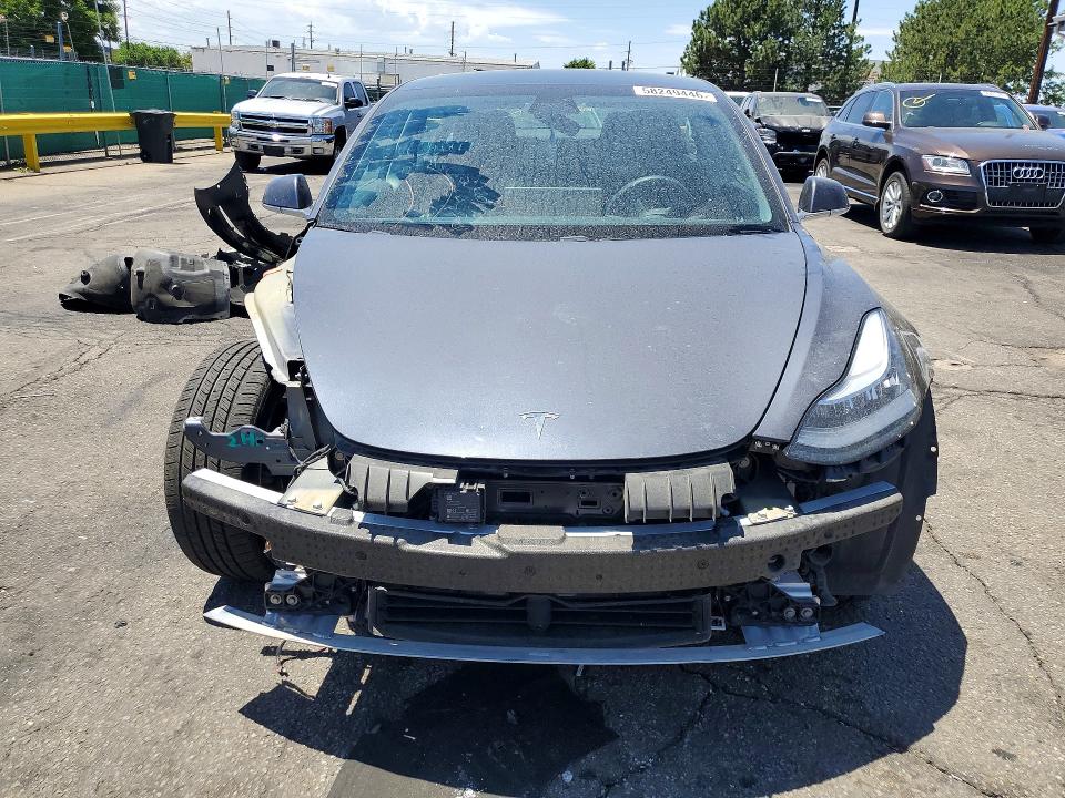 2020 Tesla Model 3 VIN 5YJ3E1EB7LF620137 COPART salvage auction — FRONT END, Co - Public - Salvage Title, sold $6,200 on 2026-08-27 (photo 5)