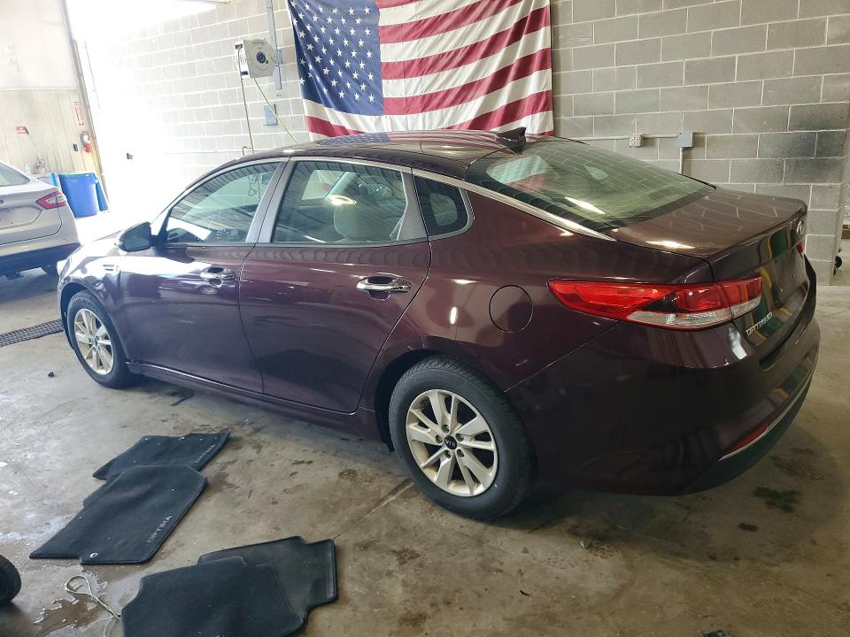 2016 Kia Optima VIN 5XXGT4L32GG115792 COPART salvage auction — MINOR DENT/SCRATCHES, Mo - Certificate Of Title, sold $875 on 2026-07-07 (photo 2)