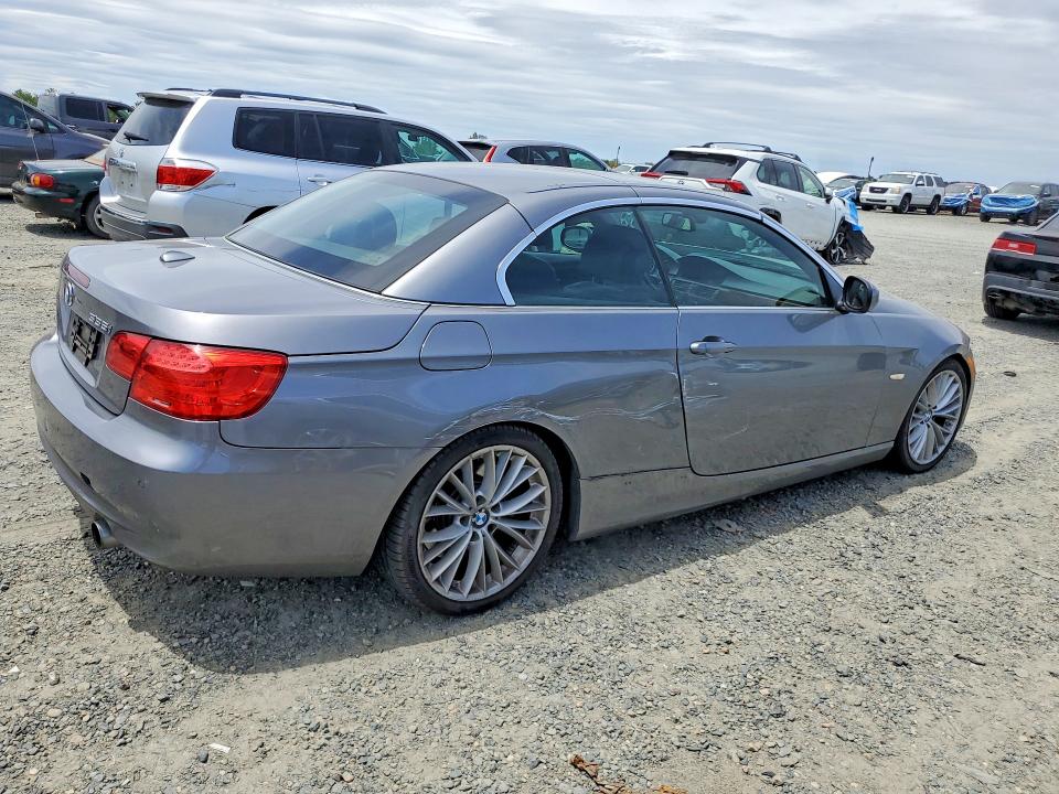 2011 BMW 3 series VIN WBADX7C52BE581548 COPART salvage auction — FRONT END, CA - SALVAGE CERTIFICATE, sold $2,350 on 2026-07-09 (photo 3)