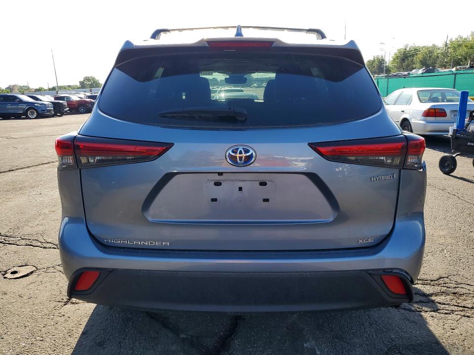 2023 Toyota Highlander VIN 5TDKBRCH3PS598164 COPART salvage auction — REAR END, Co - Public - Salvage Title, sold $11,100 on 2026-07-30 (photo 6)