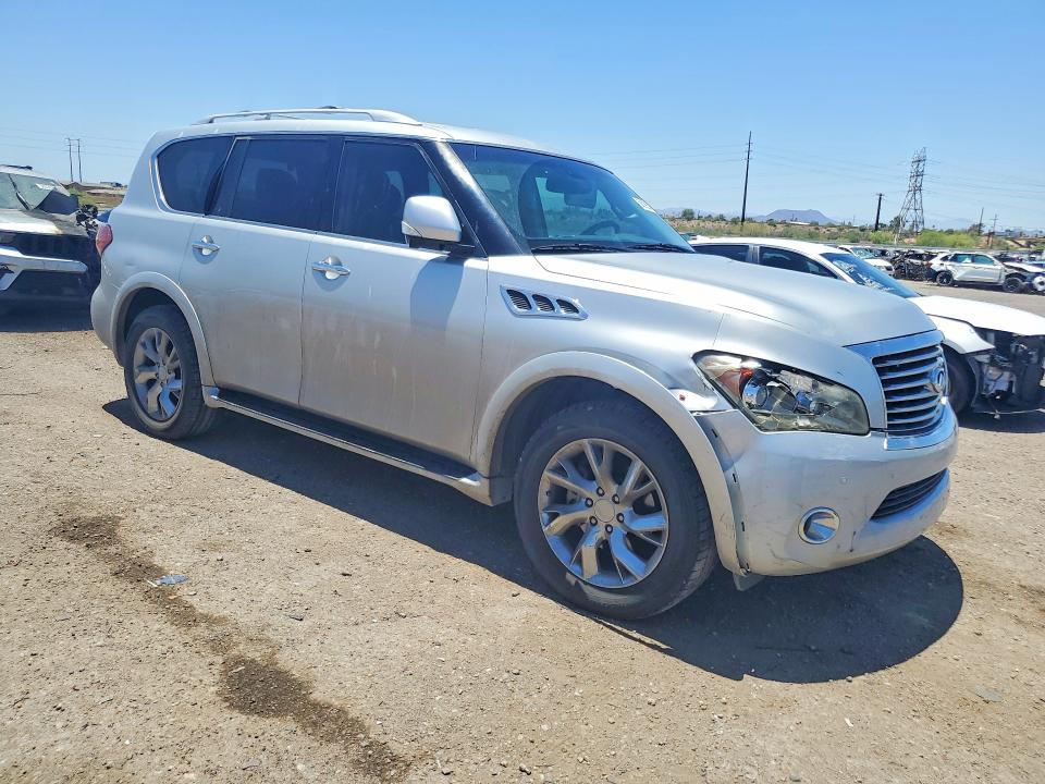 2012 Infiniti VIN JN8AZ2ND2C9715285 COPART salvage auction — FRONT END, Az - Cert Of Title - Salvage, sold $225 on 2026-07-24 (photo 4)