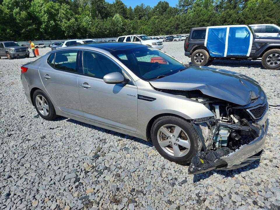 2013 Kia Optima VIN KNAGM4AD7D5055496 COPART salvage auction — FRONT END, Ga - Cert Of Title-Salvage, sold $600 on 2026-07-09 (photo 4)
