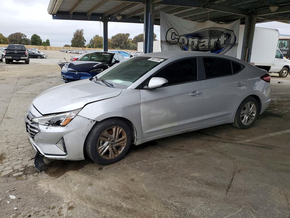 2019 Hyundai Elantra VIN KMHD84LF7KU767711 COPART salvage auction — VANDALISM, Ca - Dis/Dlr/Exp Only Clean Title (P), sold $2,200 on 2026-07-28 (photo 1)
