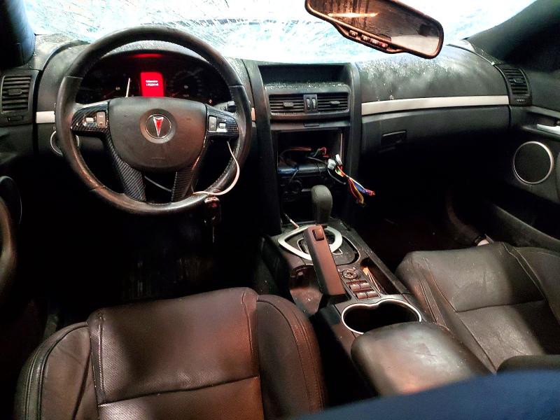 2009 Pontiac G8 VIN 6G2ER577X9L239375 COPART salvage auction — FRONT END, MI - CERTIFICATE OF TITLE, sold $350 on 2026-07-31 (photo 8)