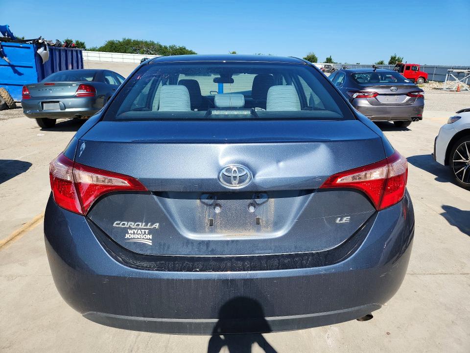 2019 Toyota VIN 2T1BURHE8KC134779 COPART salvage auction — FRONT END, TN - SALVAGE CERTIFICATE, sold $3,250 on 2026-07-09 (photo 6)
