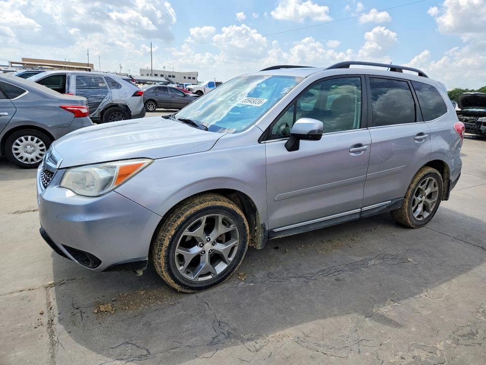 2015 Subaru Forester VIN JF2SJAWC1FH401856 COPART salvage auction — SIDE, Tx - Salvage Vehicle Title, sold $825 on 2026-07-06 (photo 1)