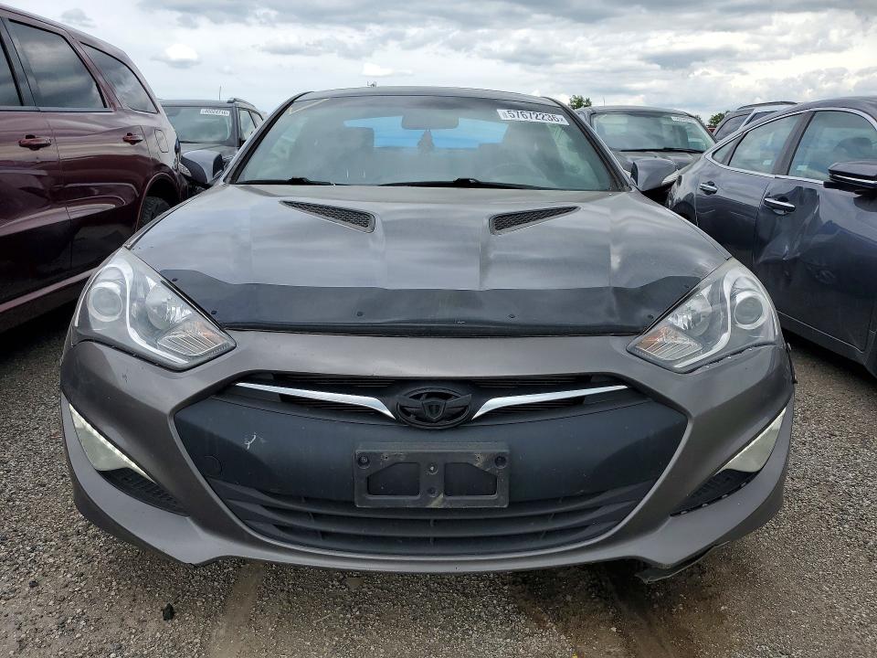 2015 Hyundai Genesis VIN KMHHU6KJ3FU127435 COPART salvage auction — REAR END, On - Permit Irrepairable, sold $925 on 2026-07-09 (photo 5)