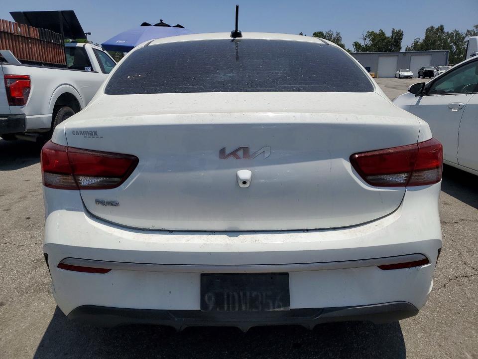 2022 Kia Rio VIN 3KPA24ADXNE509826 COPART salvage auction — FRONT END, Ca - App For Dup Clean Or Ac, sold $975 on 2026-07-09 (photo 6)
