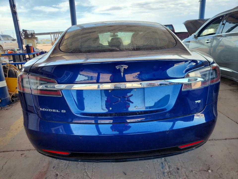 2017 Tesla Model s VIN 5YJSA1E14HF189536 COPART salvage auction — MINOR DENT/SCRATCHES, Az - Certificate Of Title, sold $11,895 on 2026-07-02 (photo 6)