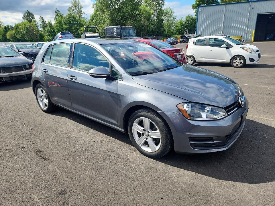 2017 Volkswagen Golf VIN 3VW217AU6HM002972 COPART salvage auction — MECHANICAL, Or - Salvage Title Certificate, sold $125 on 2026-07-29 (photo 4)