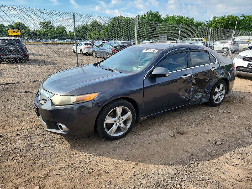 2011 Acura Tsx VIN JH4CU2F61BC002896 COPART salvage auction — SIDE, PA - CERTIFICATE OF SALVAGE, sold $825 on 2026-07-13 (photo 1)