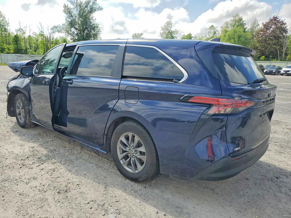 2021 Toyota Sienna VIN 5TDKSKFC4MS011912 COPART salvage auction — FRONT END, Ny - Mv-907A Salvage Certificate, sold $4,200 on 2026-07-20 (photo 2)