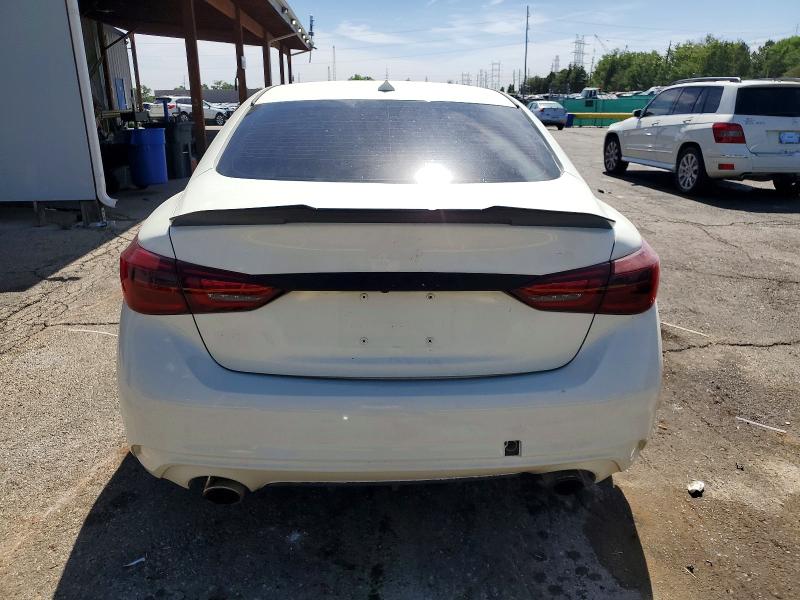 2019 Infiniti Q50 VIN JN1EV7AR4KM558977 COPART salvage auction — FRONT END, Co - Cert Of Title-Rebuilt Salvage, sold $2,100 on 2026-07-14 (photo 6)
