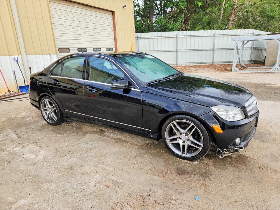 2010 Mercedes-benz C class VIN WDDGF5EB6AR123390 COPART salvage auction — FRONT END, IN - CERTIFICATE OF TITLE, sold $250 on 2026-07-09 (photo 4)