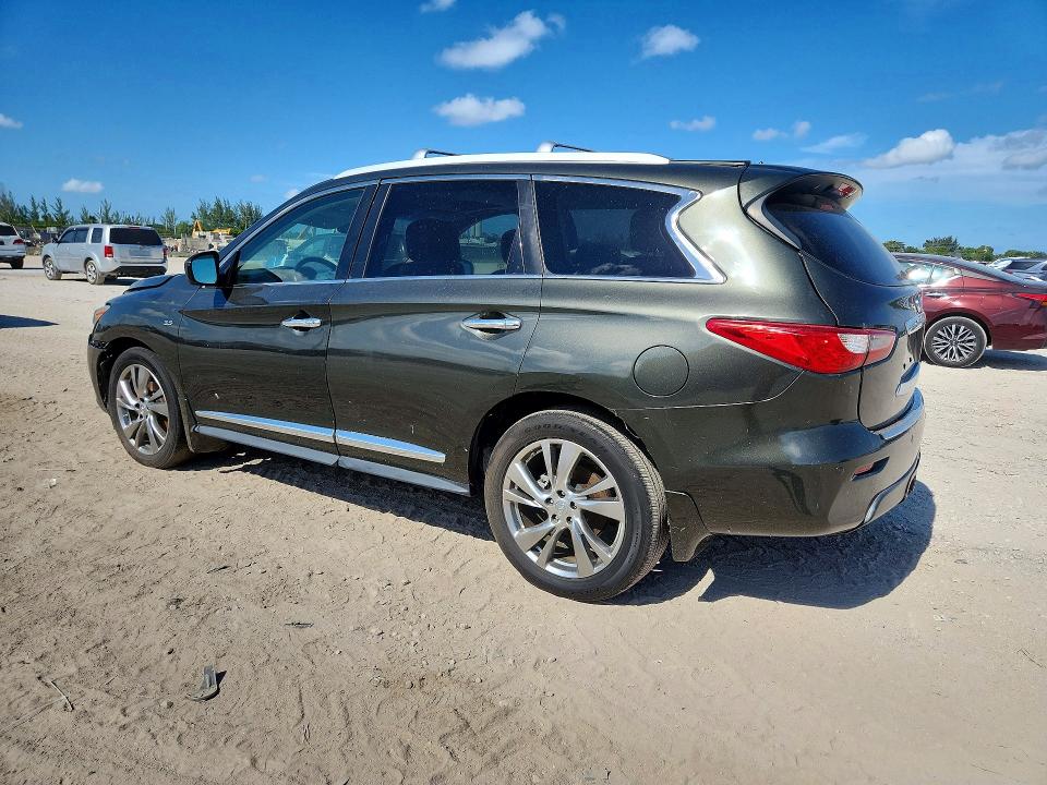 2015 Infiniti Qx60 VIN 5N1AL0MM9FC526395 COPART salvage auction — FRONT END, Fl - Cert Of Title-Rebuilt, sold $1,900 on 2026-07-09 (photo 2)