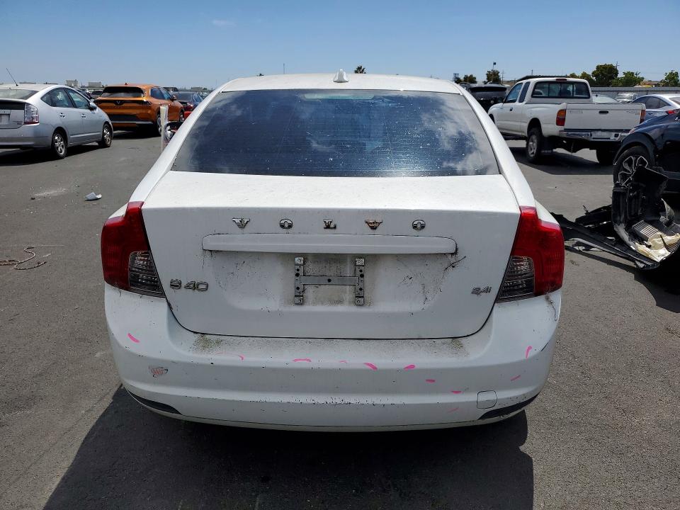 2010 Volvo S40 VIN YV1382MS0A2497015 COPART salvage auction — SIDE, CA - SALVAGE CERTIFICATE, sold $1,250 on 2026-07-27 (photo 6)