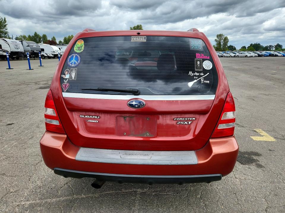 2006 Subaru Forester VIN JF1SG69636H734498 COPART salvage auction — FRONT END, Or - Salvage Title Certificate, sold $675 on 2026-07-20 (photo 6)
