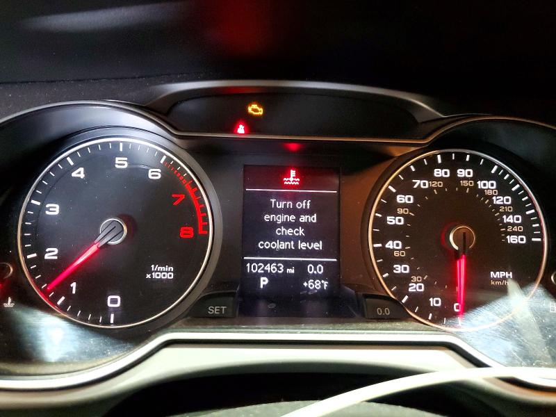 2014 Audi A4 VIN WAUBFAFL8EN035567 COPART salvage auction — VANDALISM, Pa - Cert Of Salvage-Theft, sold $425 on 2026-07-16 (photo 9)
