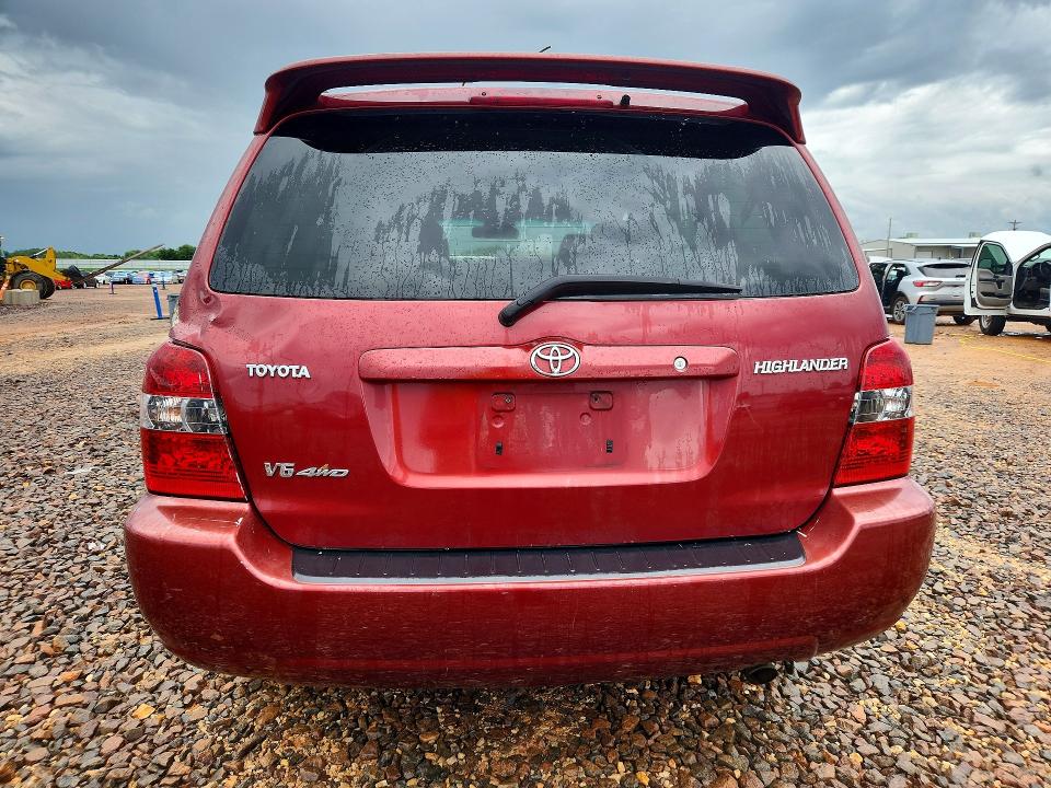 2005 Toyota Highlander VIN JTEEP21A550068060 COPART salvage auction — SIDE, Id - Salvage Certificate Of Title, sold $100 on 2026-07-13 (photo 6)