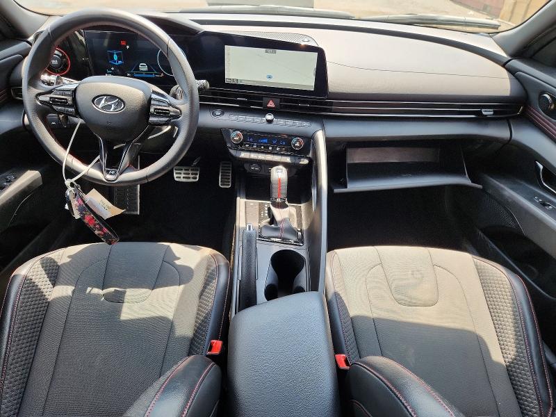 2023 Hyundai Elantra VIN KMHLR4AF1PU576773 COPART salvage auction — REAR END, Ct - Cert Of Title-Salvage, sold $7,100 on 2026-07-14 (photo 8)