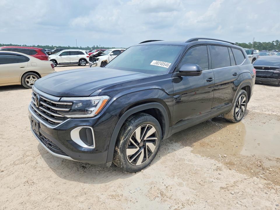 2024 Volkswagen Atlas VIN 1V2JR2CA3RC597312 COPART salvage auction — WATER/FLOOD, Tx - Salvage Title-Flood Damage, sold $12,600 on 2026-07-28 (photo 1)