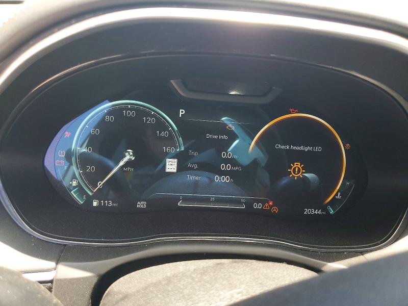2023 Genesis Gv70 VIN KMUMCDTC9PU117551 COPART salvage auction — FRONT END, In - Cert Of Title-Salvage Title, sold $3,500 on 2026-07-09 (photo 9)