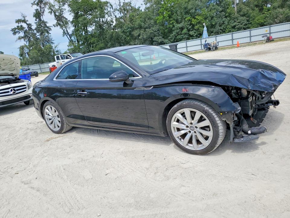 2018 Audi A5 VIN WAUPNAF57JA135042 COPART salvage auction — FRONT END, Fl - Cert Of Title Slvg Rebuildable, sold $275 on 2026-07-21 (photo 4)