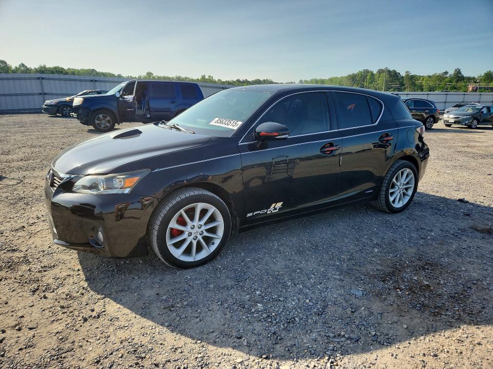 2013 Lexus Ct VIN JTHKD5BH7D2163671 COPART salvage auction — SIDE, Va - Certificate Of Title, sold $4,200 on 2026-07-08 (photo 1)