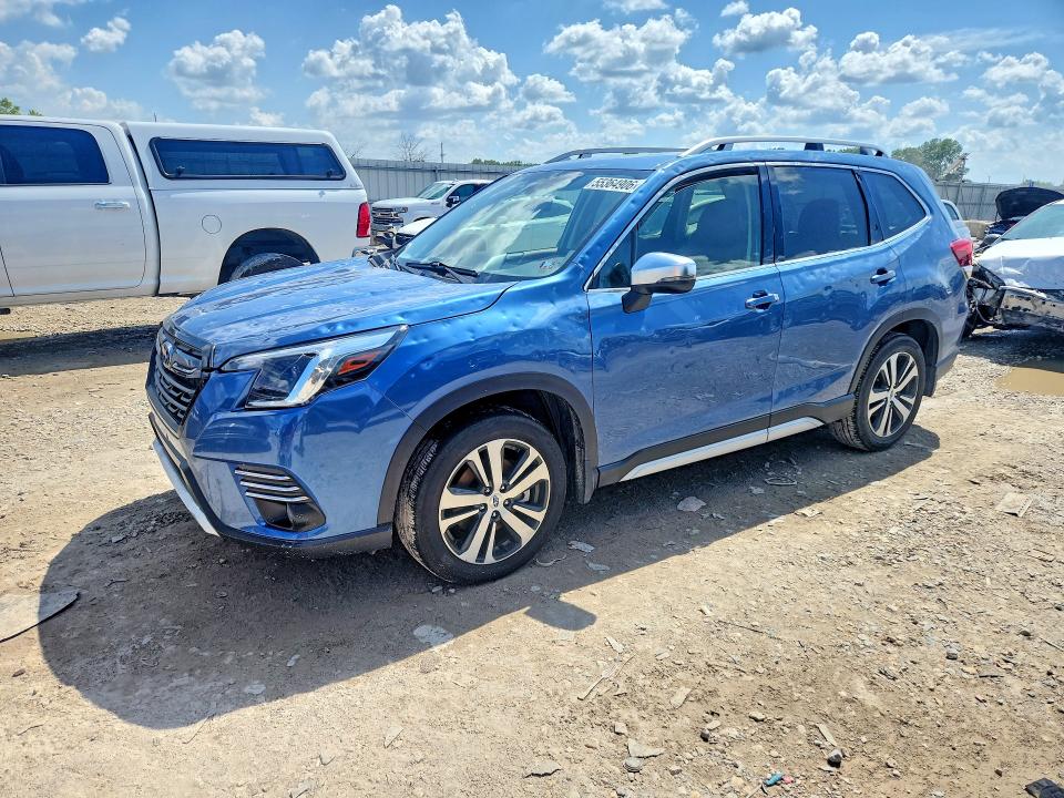 2022 Subaru Forester VIN JF2SKARC2NH483443 COPART salvage auction — HAIL, Ks - Cert Of Title-Salvage, sold $1,100 on 2026-07-30 (photo 1)