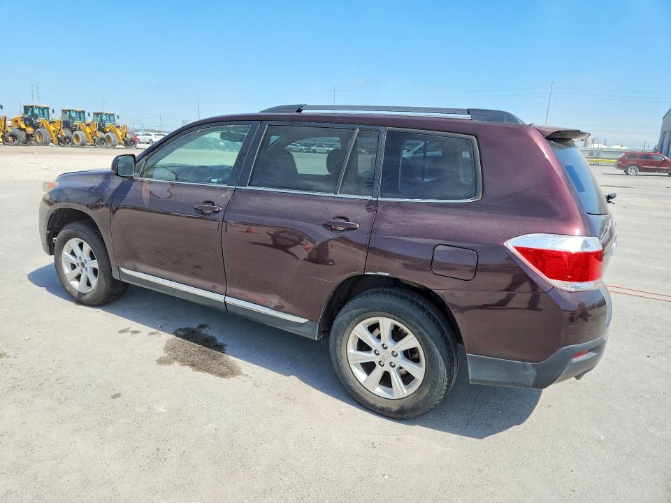 2011 Toyota Highlander VIN 5TDZK3EH7BS036463 COPART salvage auction — MECHANICAL, OK - CERTIFICATE OF TITLE (P), sold $5,200 on 2026-07-29 (photo 2)