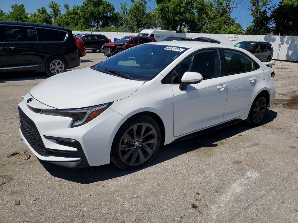 2025 Toyota Corolla VIN 5YFS4MCE5SP243193 — COPART salvage auction photo