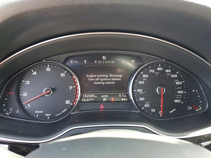 2019 Audi Q7 VIN WA1AAAF78KD001897 COPART salvage auction — MINOR DENT/SCRATCHES, Ny - Certificate Of Title, sold $3,350 on 2026-07-09 (photo 9)