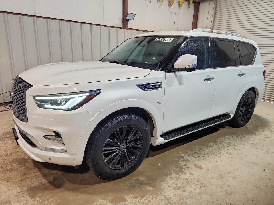 2018 Infiniti Qx80 VIN JN8AZ2ND1J9840808 COPART salvage auction — SIDE, Tx - Certificate Of Title, sold $9,000 on 2026-07-30 (photo 1)