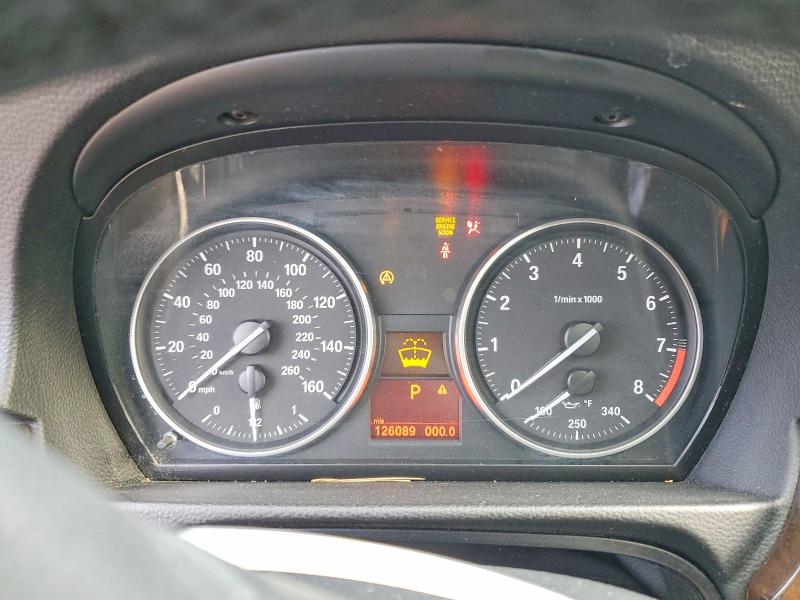 2008 BMW 3 series VIN WBAVD535X8A283525 COPART salvage auction — FRONT END, NY - MV-907A SALVAGE CERTIFICATE, sold $350 on 2026-07-21 (photo 9)