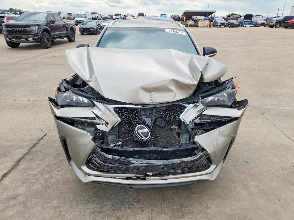 2016 Lexus Nx VIN JTJYARBZ1G2042916 COPART salvage auction — FRONT END, Tx - Salvage Vehicle Title, sold $4,000 on 2026-07-16 (photo 5)