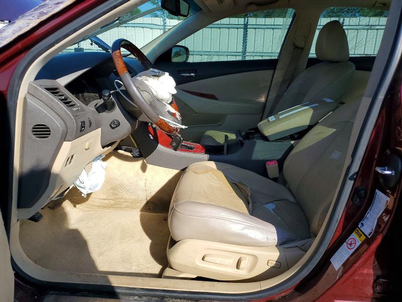 2008 Lexus ES VIN JTHBJ46G882267631 COPART salvage auction — FRONT END, Sc - Cert Of Title-Salvage, sold $200 on 2026-07-13 (photo 7)
