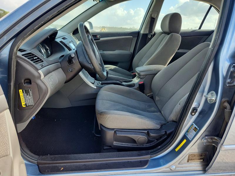 2010 Hyundai Sonata VIN 5NPET4AC7AH652583 COPART salvage auction — REAR END, TX - SALVAGE VEHICLE TITLE (P), sold $750 on 2026-07-17 (photo 7)