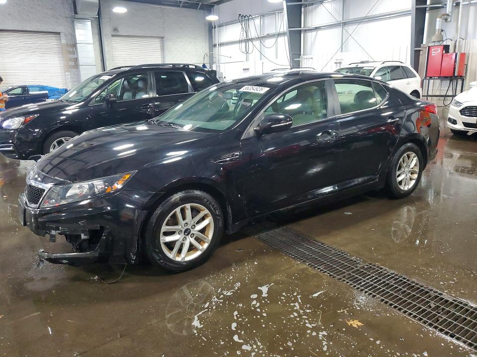 2013 Kia Optima VIN 5XXGM4A77DG098809 COPART salvage auction — VANDALISM, Mn - Cert Of Title-Prior Salvage, sold $225 on 2026-07-28 (photo 1)