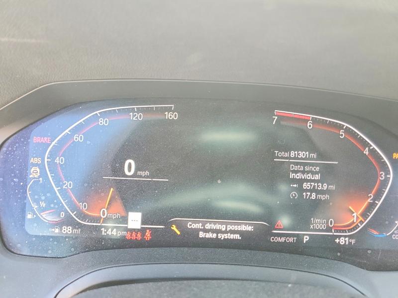 2019 BMW VIN WBA5R7C58KAJ83458 COPART salvage auction — FRONT END, Va - Cert Of Title - Salvage, sold $8,400 on 2026-07-22 (photo 9)