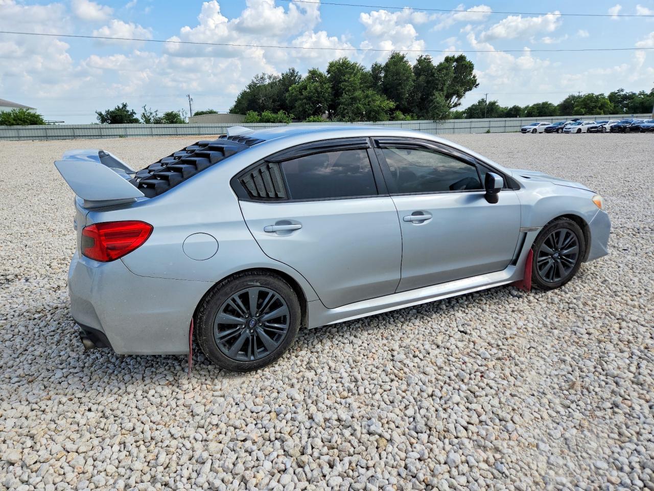 2015 Subaru WRX VIN JF1VA1A64F9819289 COPART salvage auction — Front End, TX - SALVAGE VEHICLE TITLE, sold $2,700 on 2026-07-09 (photo 3)